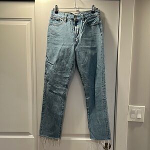 Levi's Blue Straight Leg Jeans Classic Style